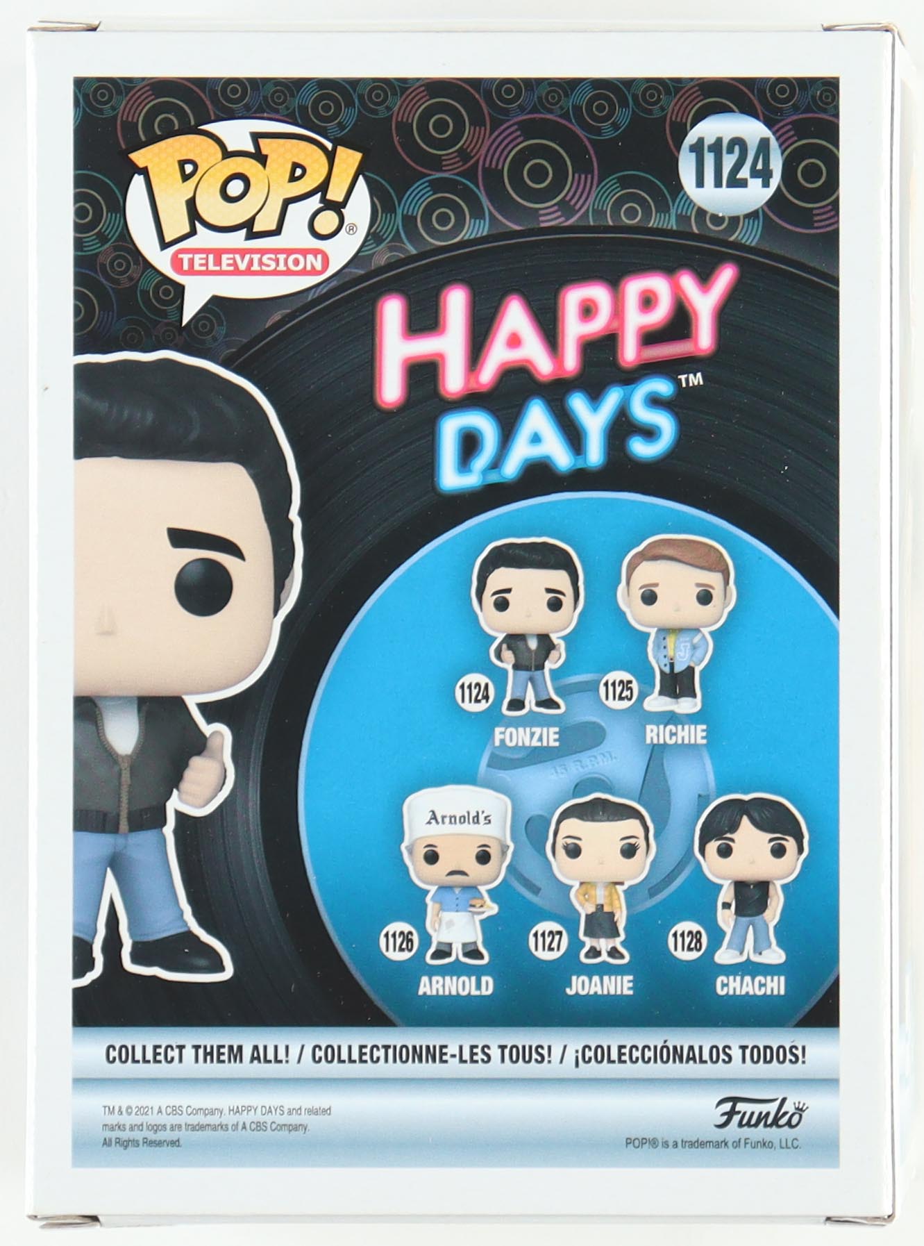 Henry Winkler Signed "Happy Days" #1124 Fonzie Funko Pop! Vinyl Figure inscribed "Fonz" (JSA) at PristineAuction.com Henry Winkler Signed "Happy Days" #1124 Fonzie Funko Pop! Vinyl Figure inscribed "Fonz" (JSA) at PristineAuction.com