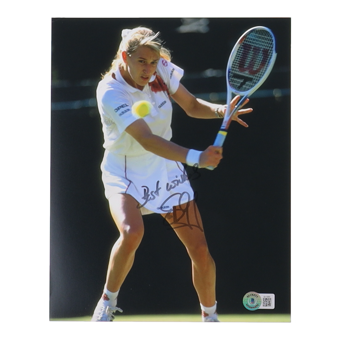 Steffi Graf Signed 8x10 Photo Inscribed "Best Wishes" (Beckett) at PristineAuction.com Steffi Graf Signed 8x10 Photo Inscribed "Best Wishes" (Beckett) at PristineAuction.com