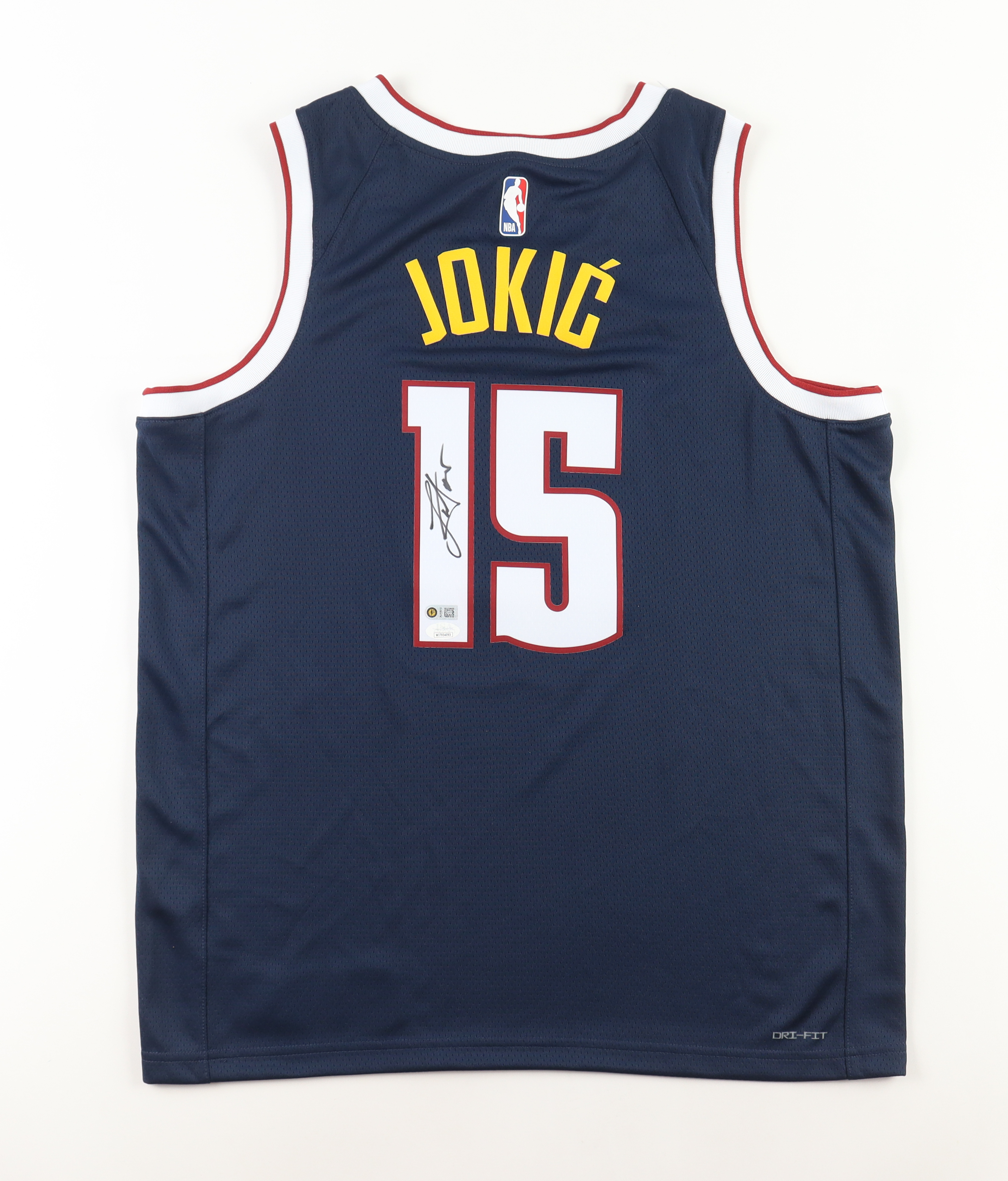Nikola Jokic Signed Nuggets Jersey (Jokic) at PristineAuction.com Nikola Jokic Signed Nuggets Jersey (Jokic) at PristineAuction.com