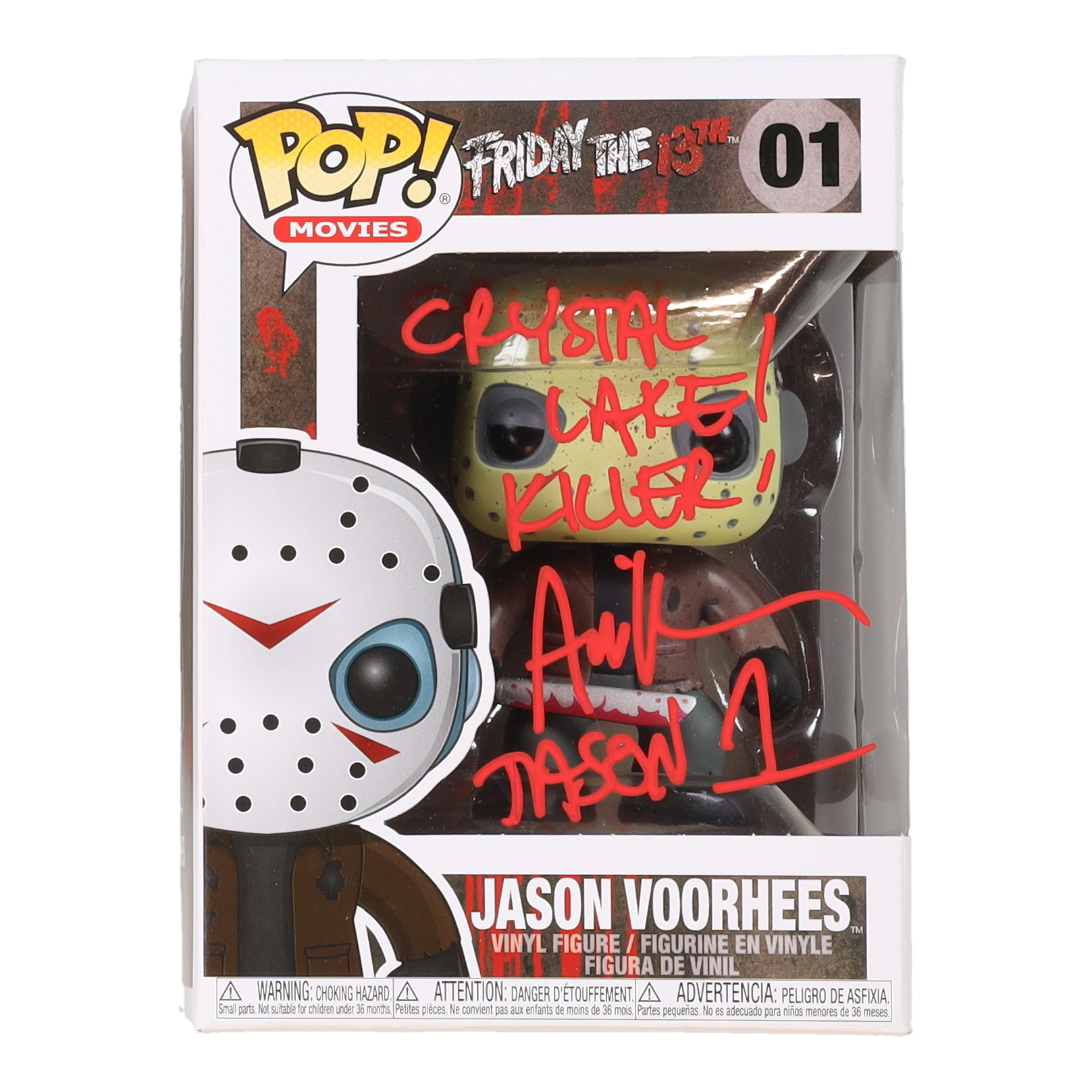Ari Lehman Signed "Friday the 13th" #01 Jason Voorhees Funko Pop! Vinyl Figure Inscribed "Crystal Lake Killer!" & "Jason 1" (JSA) at PristineAuction.com Ari Lehman Signed "Friday the 13th" #01 Jason Voorhees Funko Pop! Vinyl Figure Inscribed "Crystal Lake Killer!" & "Jason 1" (JSA) at PristineAuction.com