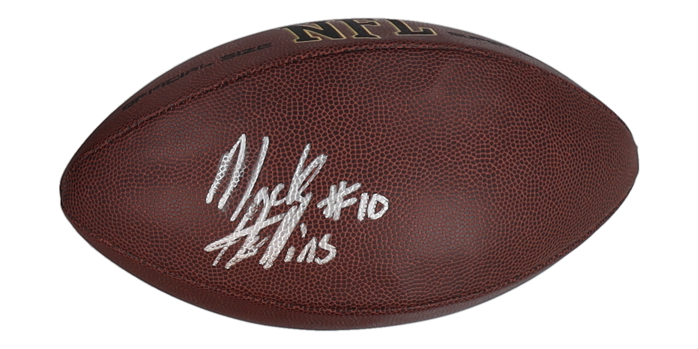 Mack Hollins Signed NFL Football (PSA) at PristineAuction.com Mack Hollins Signed NFL Football (PSA) at PristineAuction.com