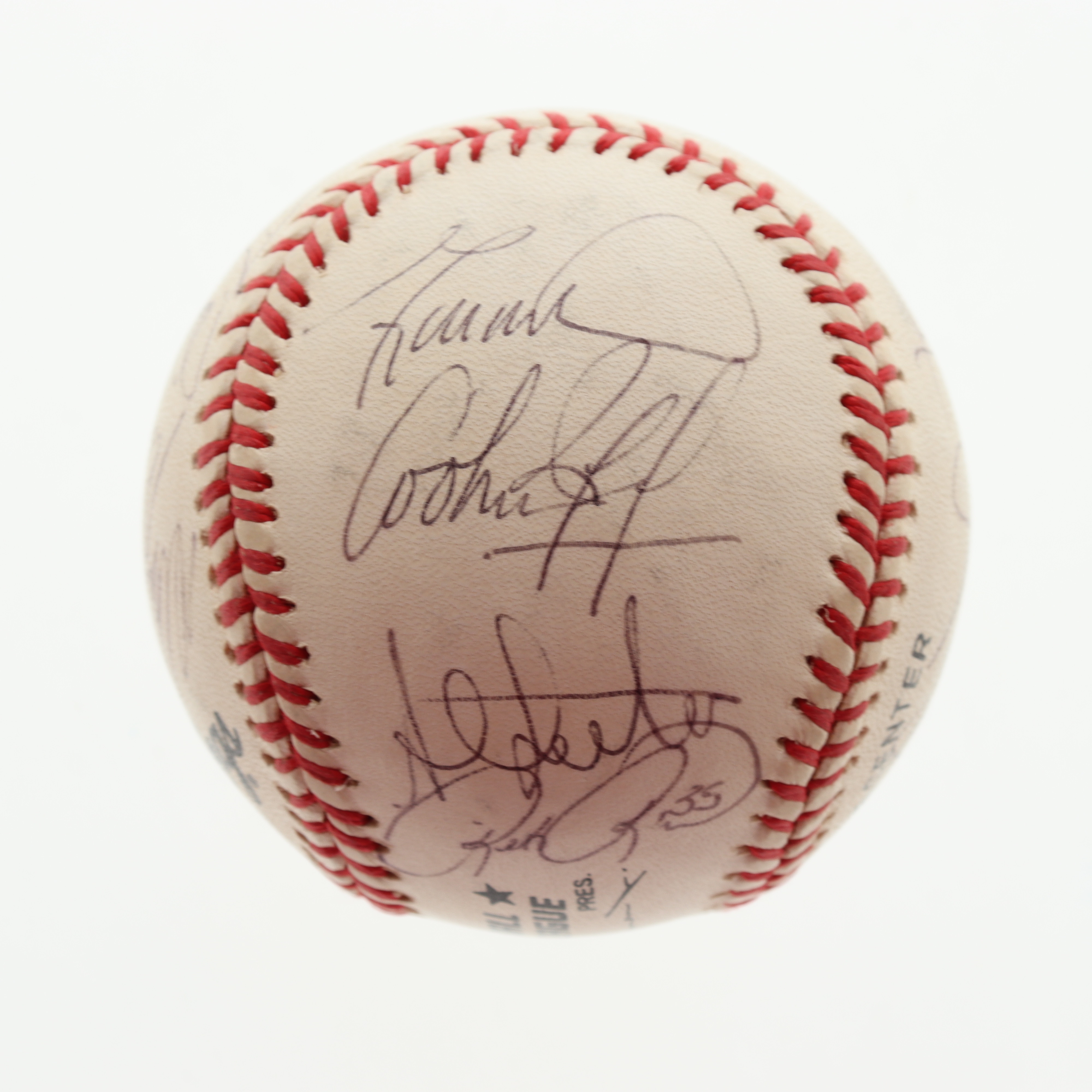 1998 New York Mets Team-signed ONL Baseball Signed by (18) with Bobby Valentine, Rick Reed, John Franco, Al Leiter (PSA) at PristineAuction.com 1998 New York Mets Team-signed ONL Baseball Signed by (18) with Bobby Valentine, Rick Reed, John Franco, Al Leiter (PSA) at PristineAuction.com