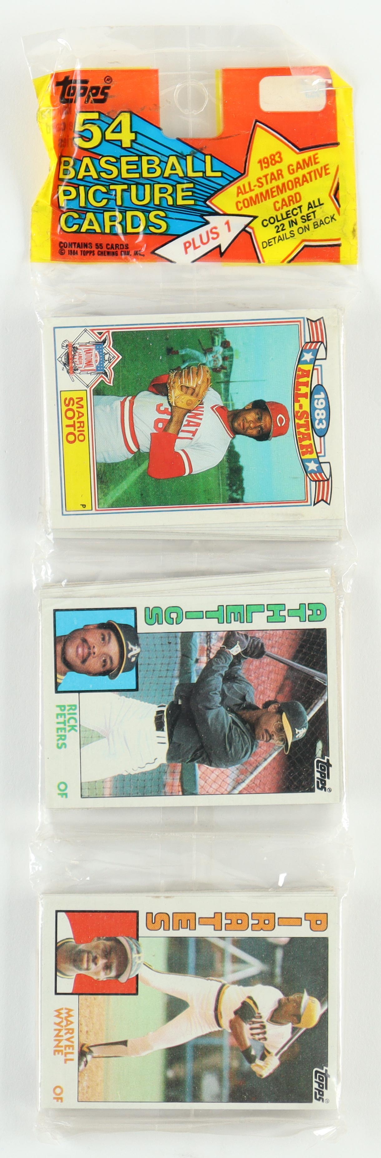 1984 Topps Rack Pack with (55) Baseball Cards at PristineAuction.com 1984 Topps Rack Pack with (55) Baseball Cards at PristineAuction.com