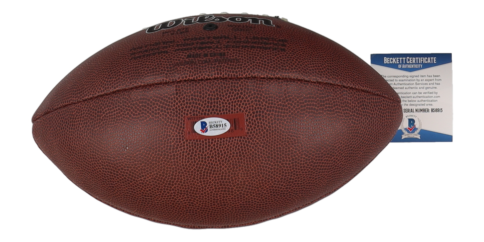 Dak Prescott Signed NFL Football (Beckett) at PristineAuction.com Dak Prescott Signed NFL Football (Beckett) at PristineAuction.com