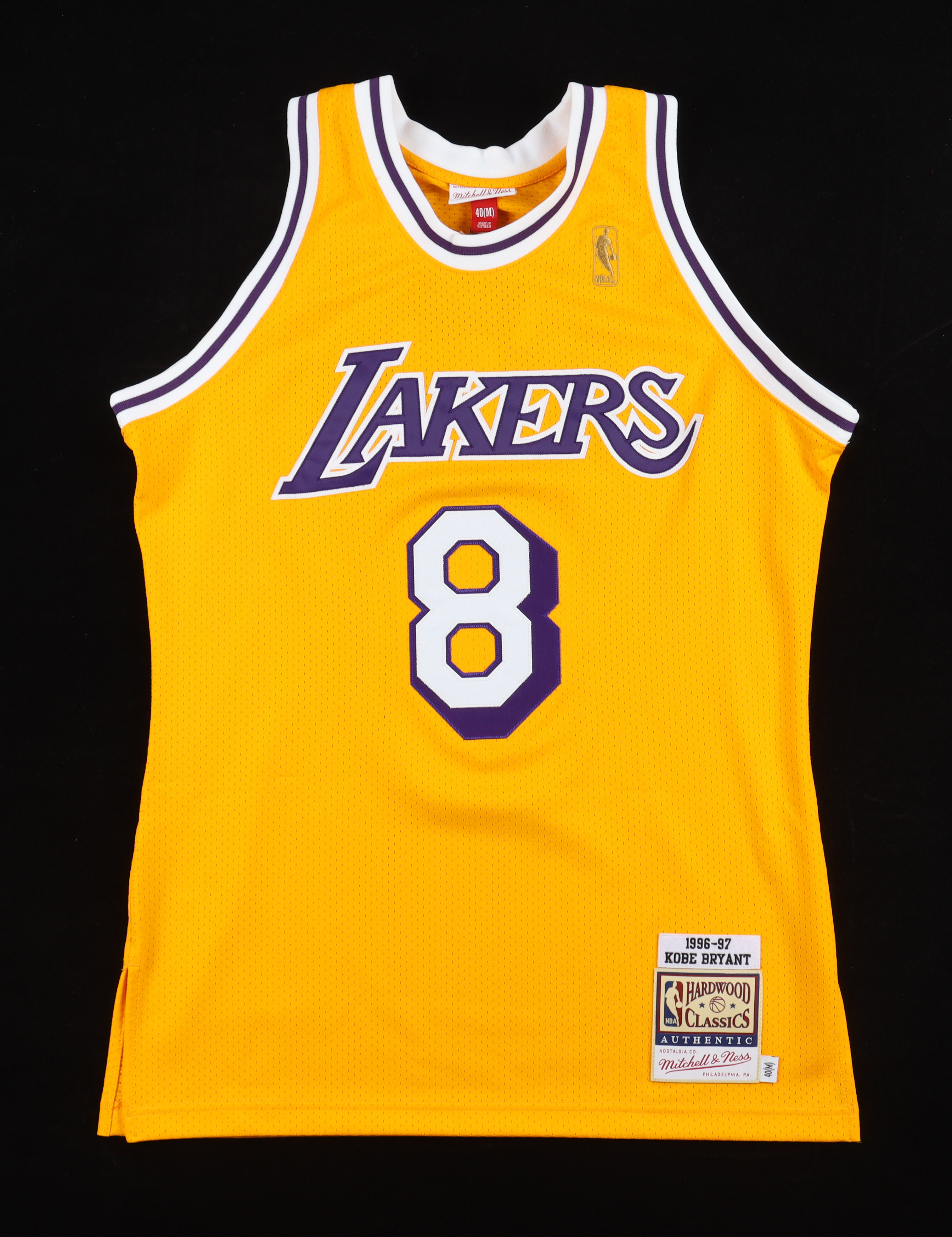 Kobe Bryant Signed Lakers 1996-97 Mitchell & Ness Jersey (PSA & Beckett) at PristineAuction.com Kobe Bryant Signed Lakers 1996-97 Mitchell & Ness Jersey (PSA & Beckett) at PristineAuction.com