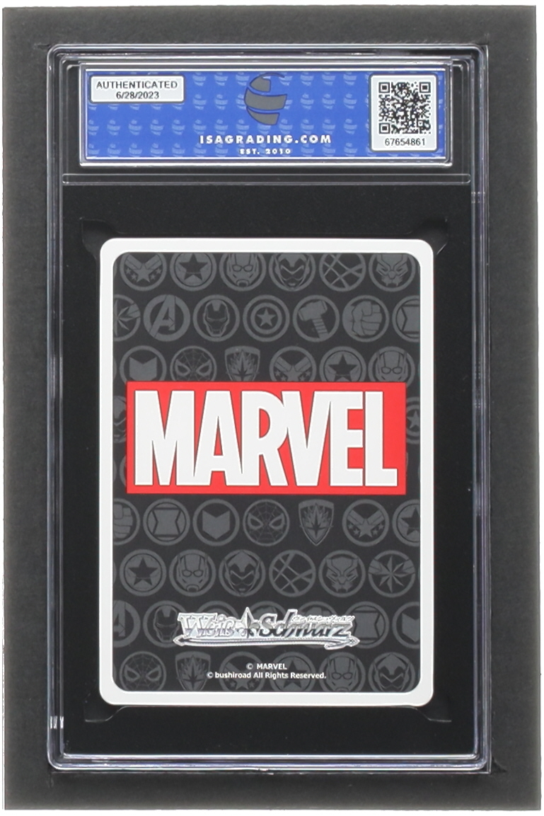 War Machine Is The Best! 2021 Marvel Weiss Schwarz Japanese Rare #37 (ISA 10) at PristineAuction.com War Machine Is The Best! 2021 Marvel Weiss Schwarz Japanese Rare #37 (ISA 10) at PristineAuction.com