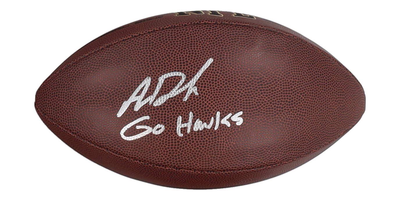 Amara Darboh Signed NFL Football Inscribed "Go Hawks" (PSA) at PristineAuction.com Amara Darboh Signed NFL Football Inscribed "Go Hawks" (PSA) at PristineAuction.com