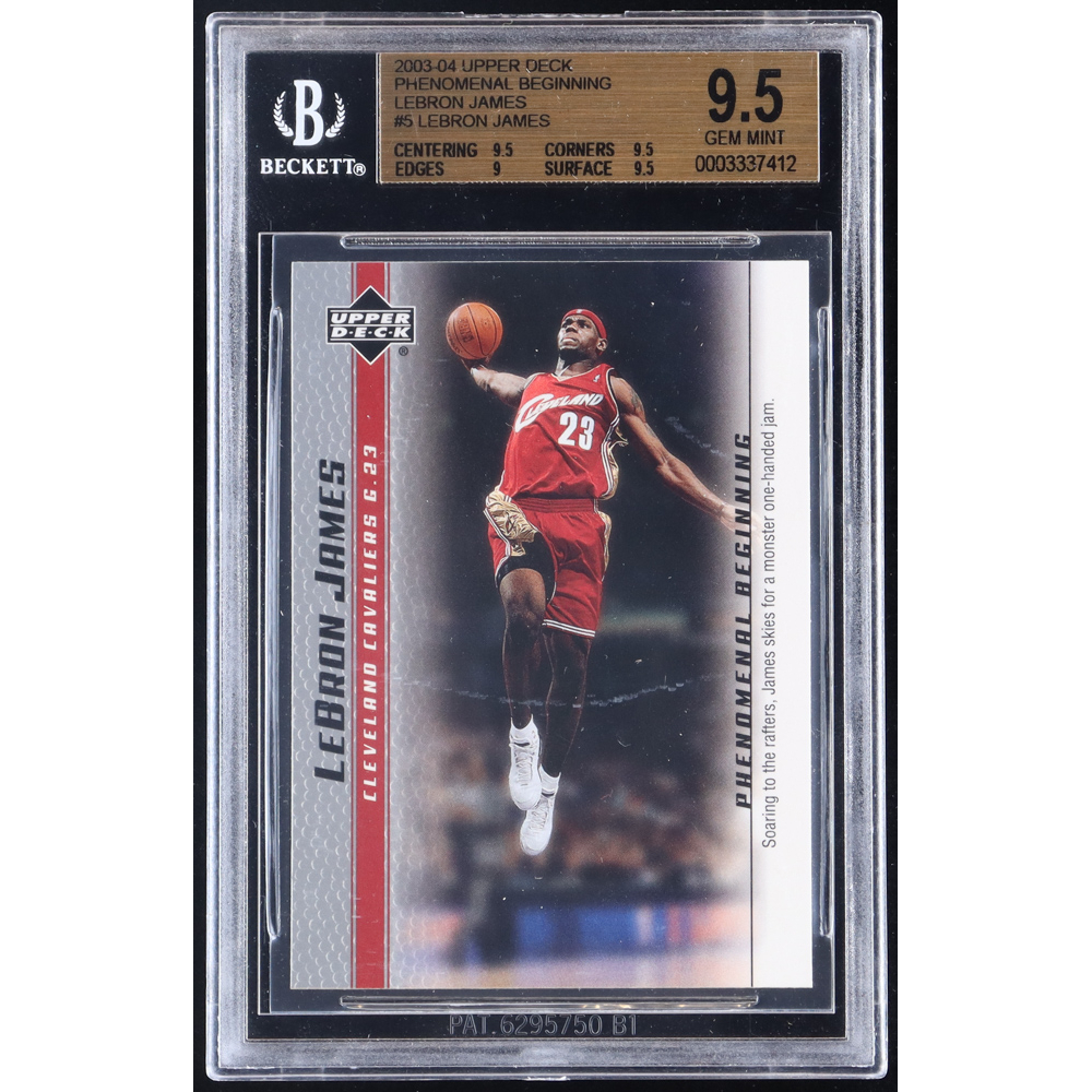 upper deck lebron james 2003