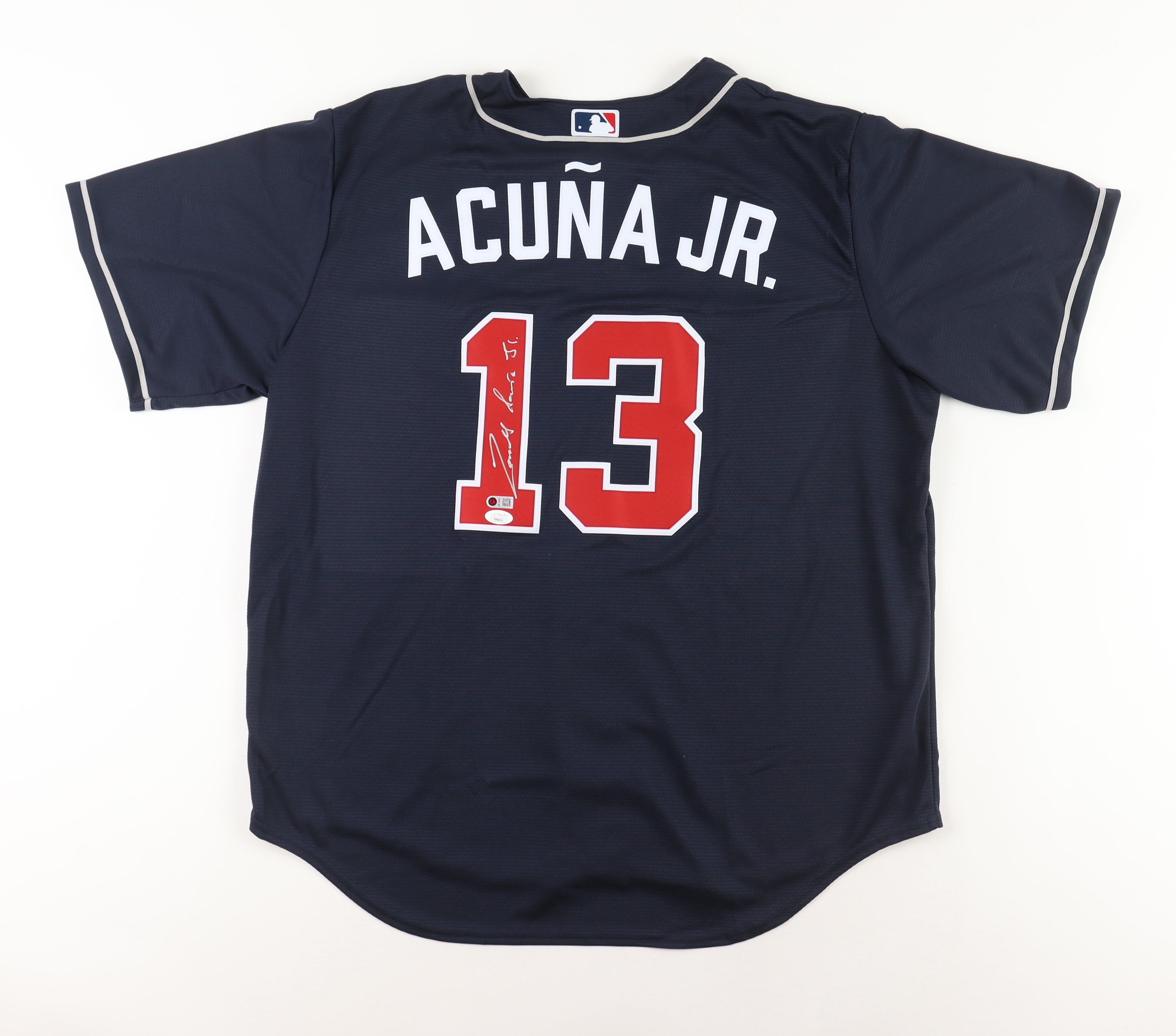 Ronald Acuna Jr. Signed Braves Nike Jersey (JSA & Acuna Jr.) at PristineAuction.com Ronald Acuna Jr. Signed Braves Nike Jersey (JSA & Acuna Jr.) at PristineAuction.com