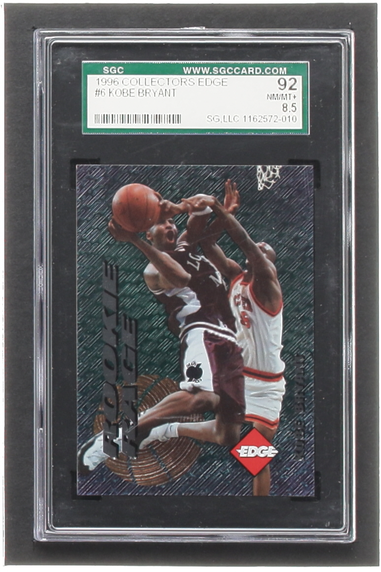 Kobe Bryant 1996 Collector's Edge #6 RC (SGC 8.5) at PristineAuction.com Kobe Bryant 1996 Collector's Edge #6 RC (SGC 8.5) at PristineAuction.com