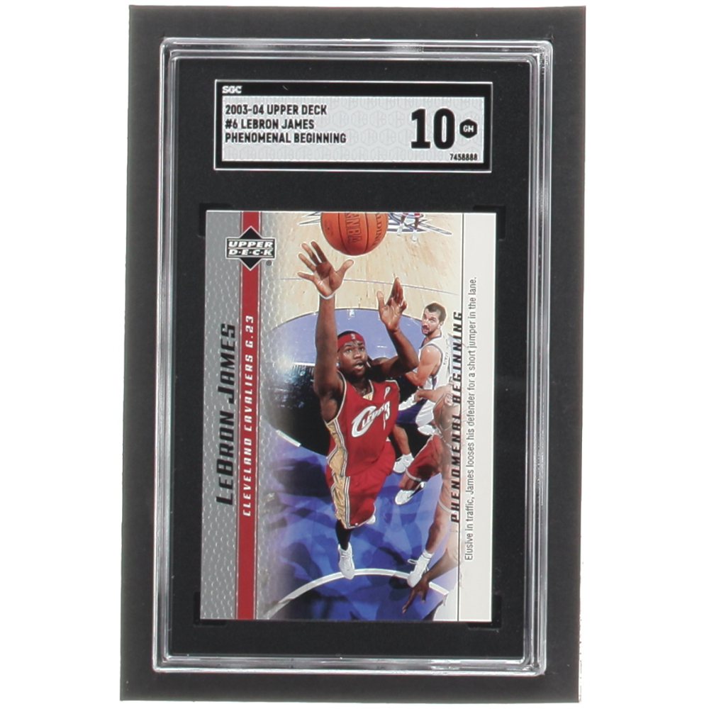 upper deck lebron james 2003