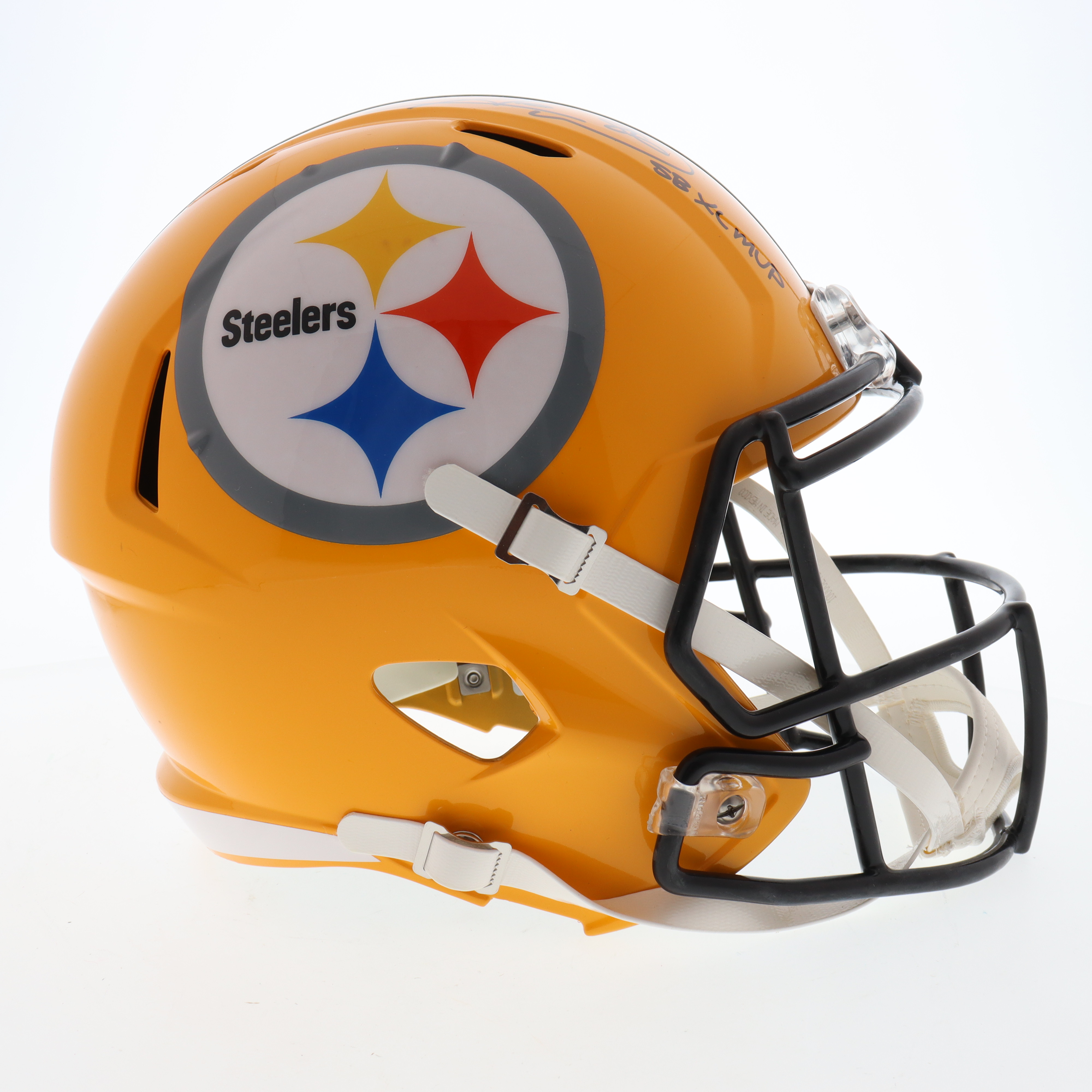 Hines Ward Signed Steelers Full-Size Speed Helmet Inscribed "SB XL MVP" (JSA) at PristineAuction.com Hines Ward Signed Steelers Full-Size Speed Helmet Inscribed "SB XL MVP" (JSA) at PristineAuction.com