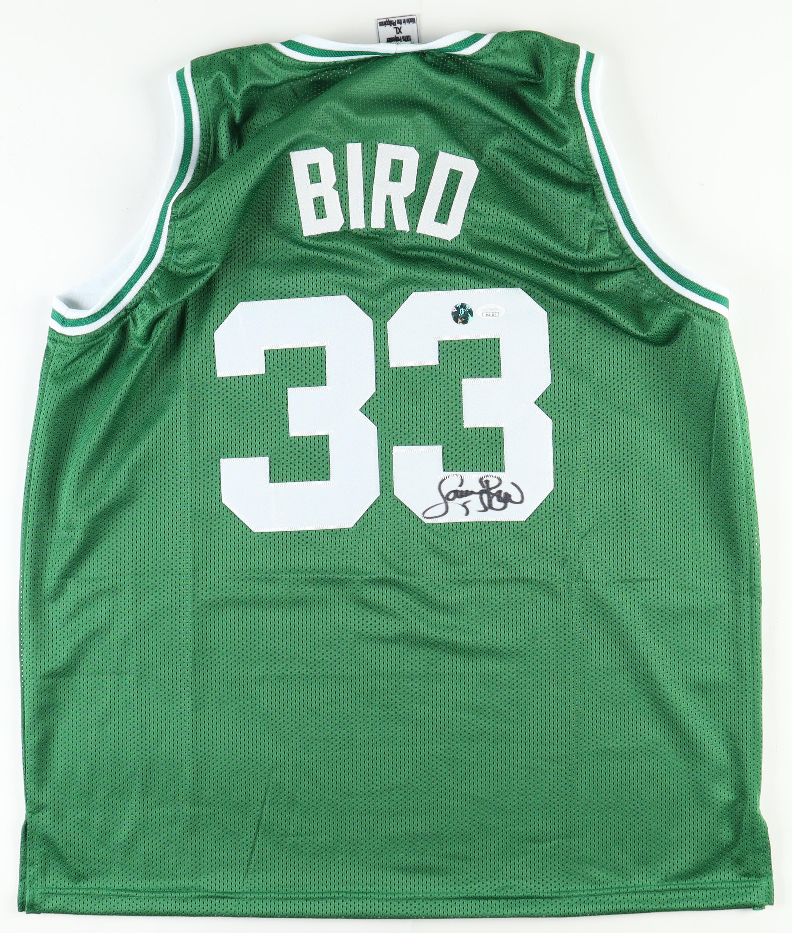 Larry Bird Signed Jersey (JSA & Bird) at PristineAuction.com Larry Bird Signed Jersey (JSA & Bird) at PristineAuction.com