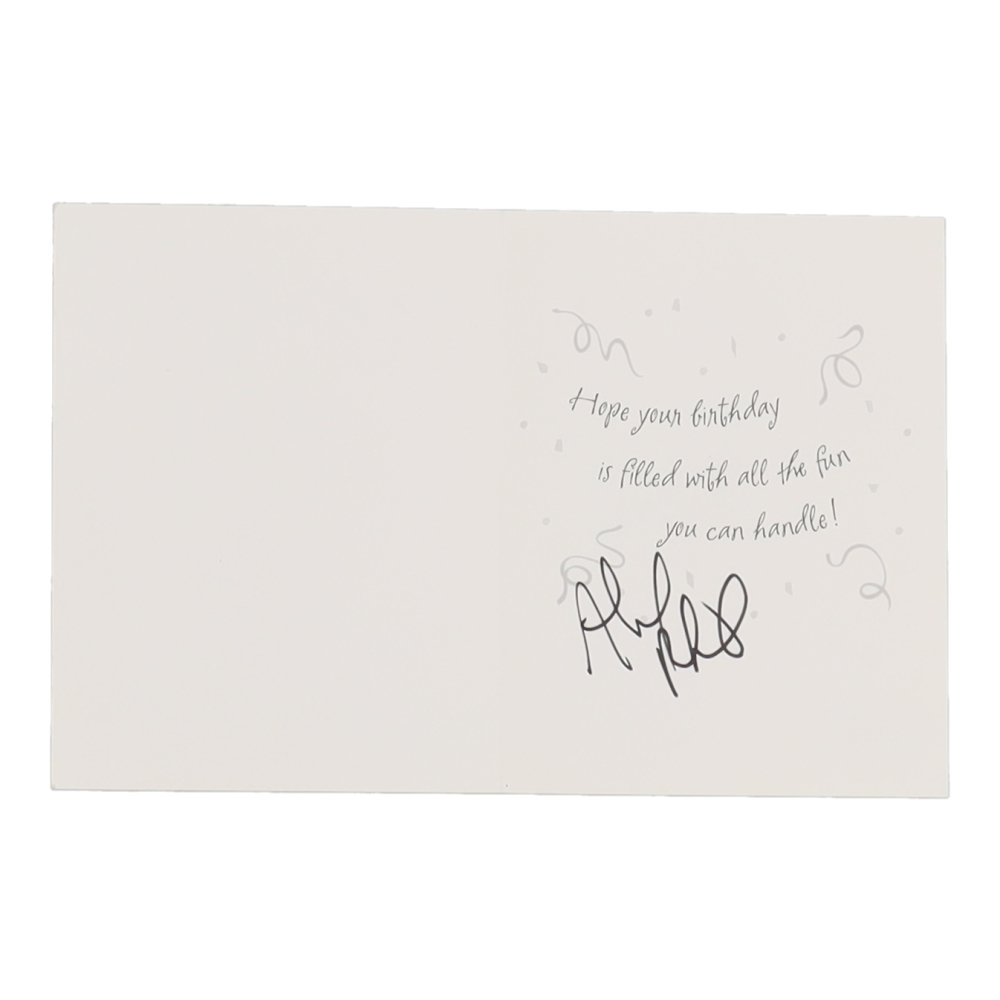 Ahmad Rashad Signed Birthday Card (Beckett) | Pristine Auction