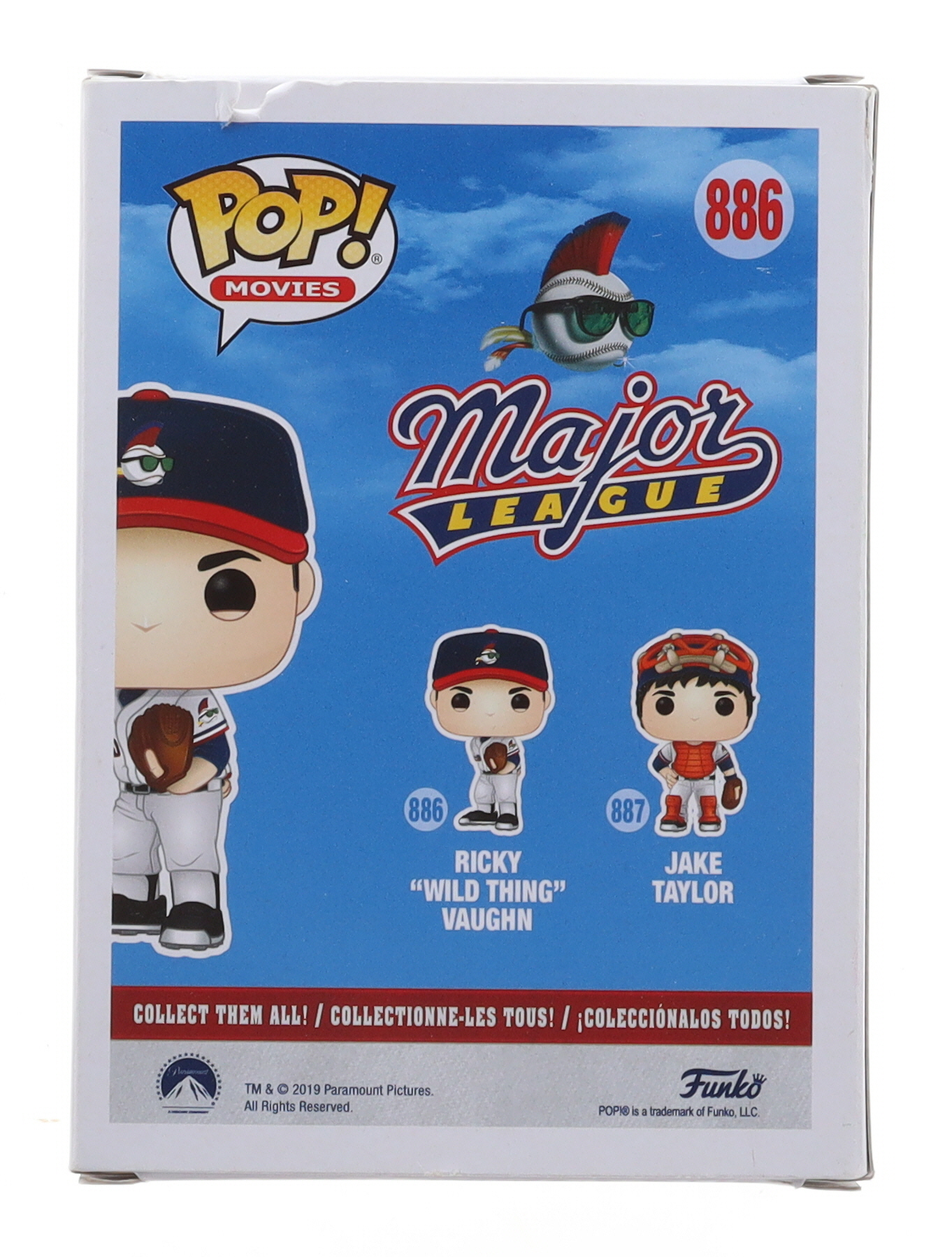 Charlie Sheen Signed "Major League" #886 Ricky "Wild Thing" Vaughn Funko Pop! Vinyl Figure Inscribed "Vaughn" (JSA) at PristineAuction.com Charlie Sheen Signed "Major League" #886 Ricky "Wild Thing" Vaughn Funko Pop! Vinyl Figure Inscribed "Vaughn" (JSA) at PristineAuction.com
