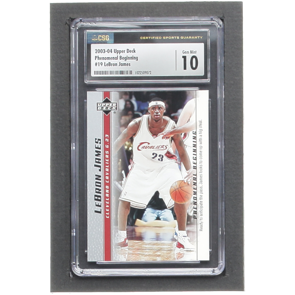 upper deck lebron james 2003