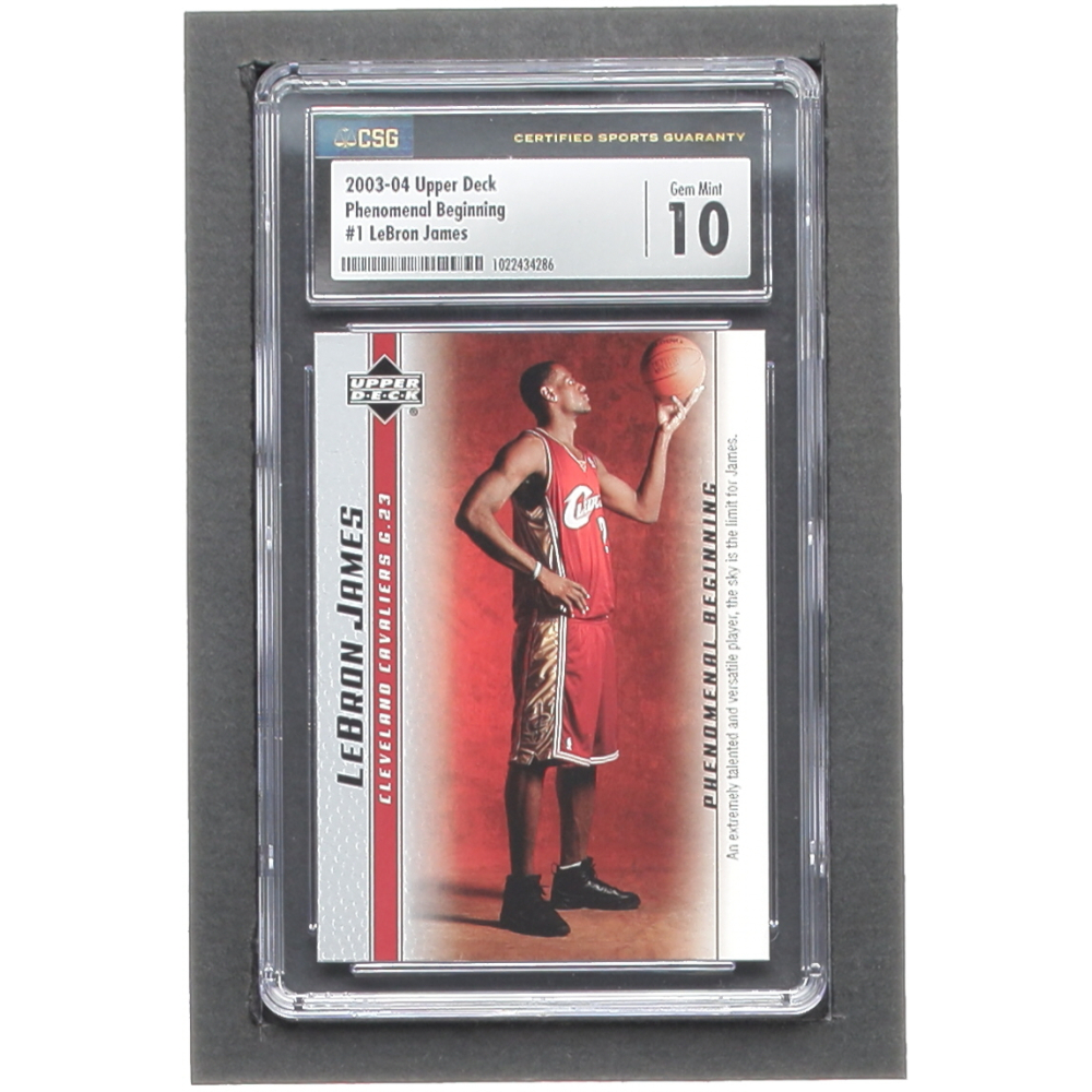 upper deck lebron james 2003