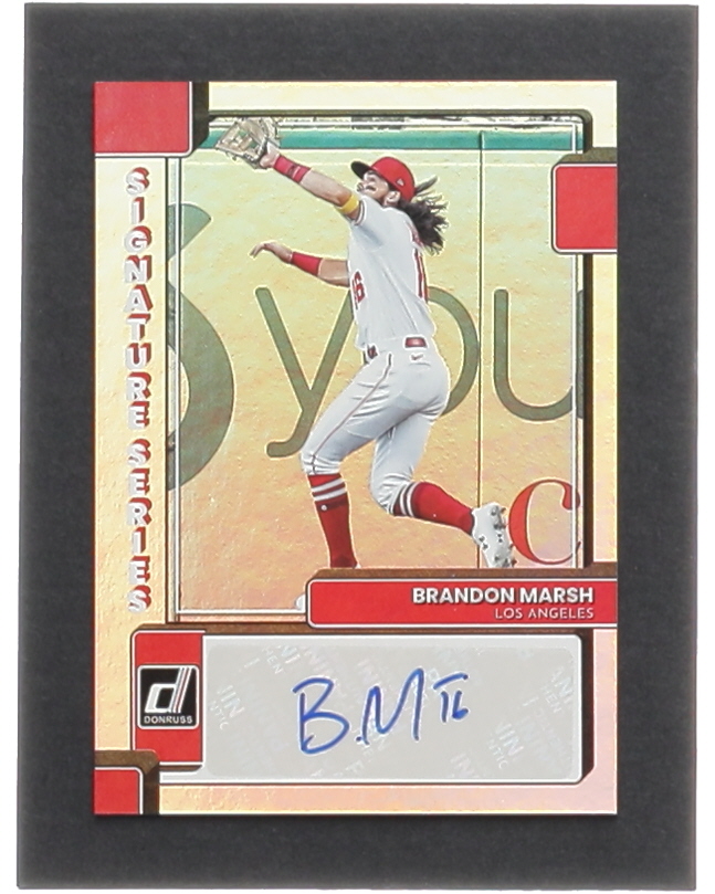 Brandon Marsh 2022 Donruss Signature Series #10 at PristineAuction.com Brandon Marsh 2022 Donruss Signature Series #10 at PristineAuction.com
