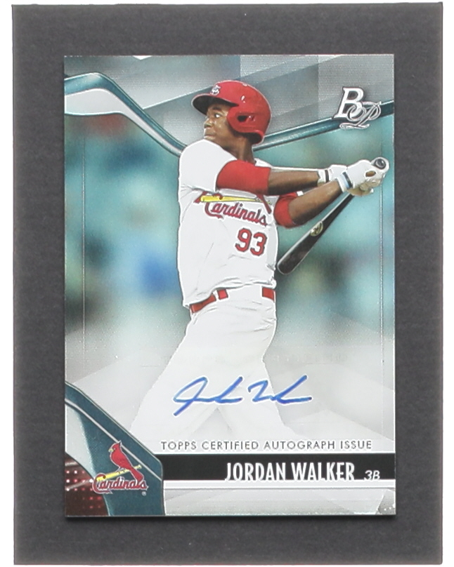 Jordan Walker 2021 Bowman Platinum Top Prospect Autographs #TOP34 at PristineAuction.com Jordan Walker 2021 Bowman Platinum Top Prospect Autographs #TOP34 at PristineAuction.com