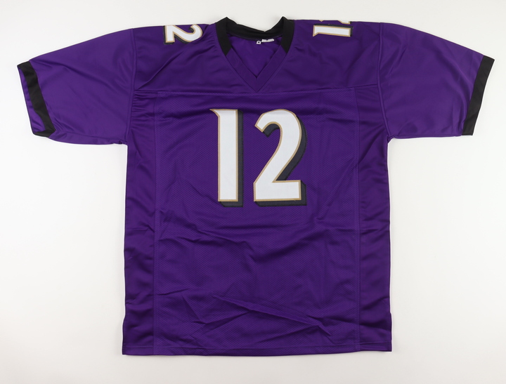 Jacoby Jones Signed Jersey Inscribed "XLVII!!!" (JSA) at PristineAuction.com Jacoby Jones Signed Jersey Inscribed "XLVII!!!" (JSA) at PristineAuction.com