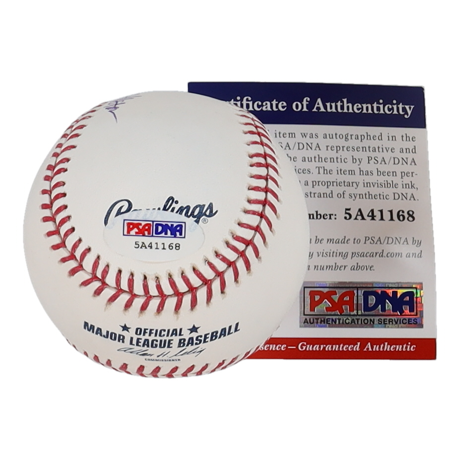 Dwight "Doc" Gooden Signed OML Baseball Inscribed "4x All Star" (PSA) at PristineAuction.com Dwight "Doc" Gooden Signed OML Baseball Inscribed "4x All Star" (PSA) at PristineAuction.com