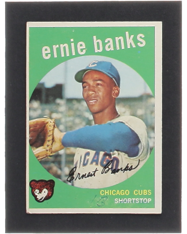 Ernie Banks 1959 Topps #350 at PristineAuction.com Ernie Banks 1959 Topps #350 at PristineAuction.com
