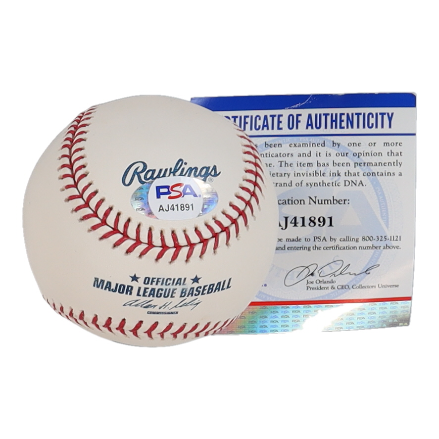 James McDonald Signed OML Baseball (PSA) at PristineAuction.com James McDonald Signed OML Baseball (PSA) at PristineAuction.com