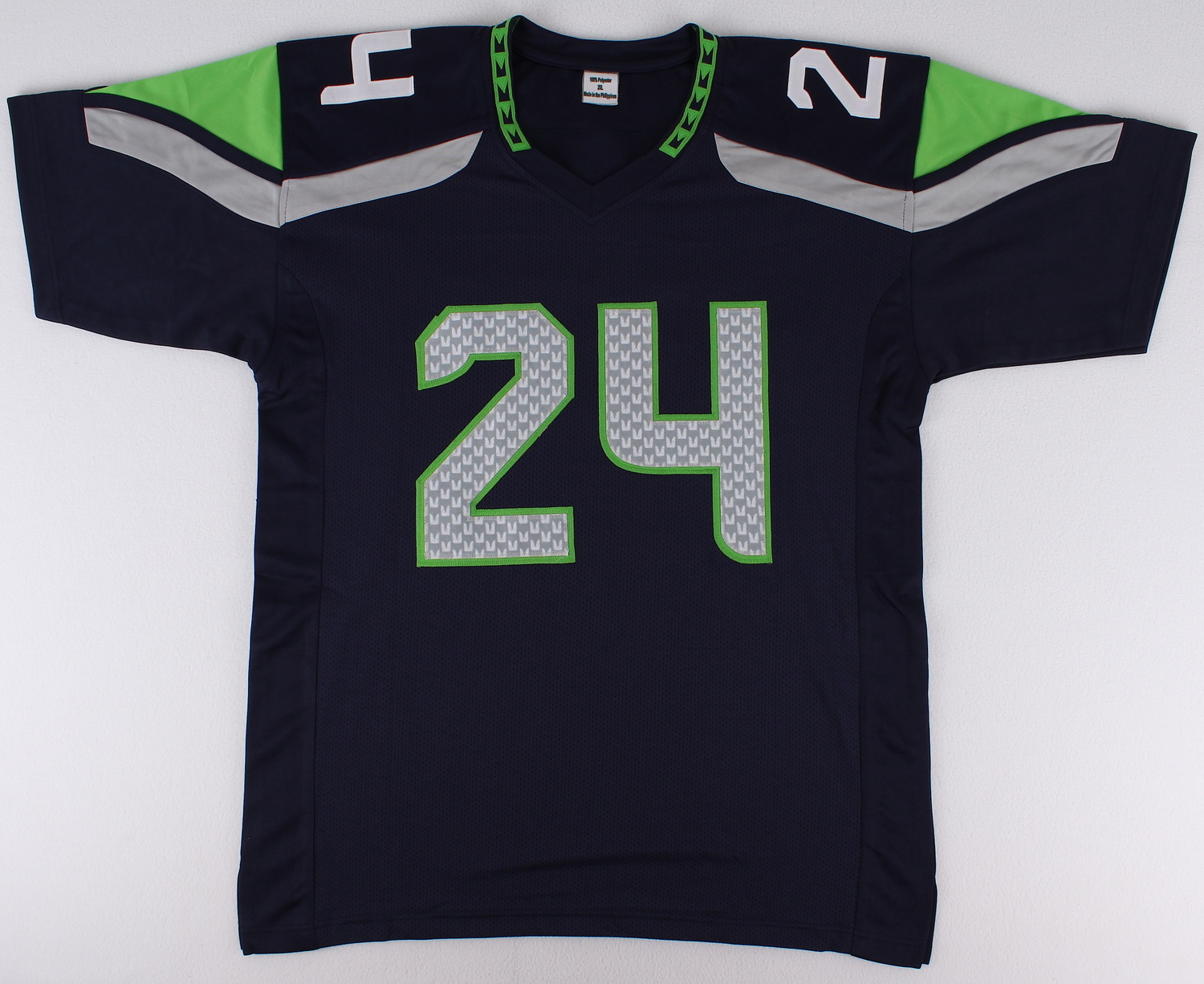 Marshawn Lynch Seahawks On-Field Style Custom Stitched Jersey (Size XXL) at PristineAuction.com Marshawn Lynch Seahawks On-Field Style Custom Stitched Jersey (Size XXL) at PristineAuction.com