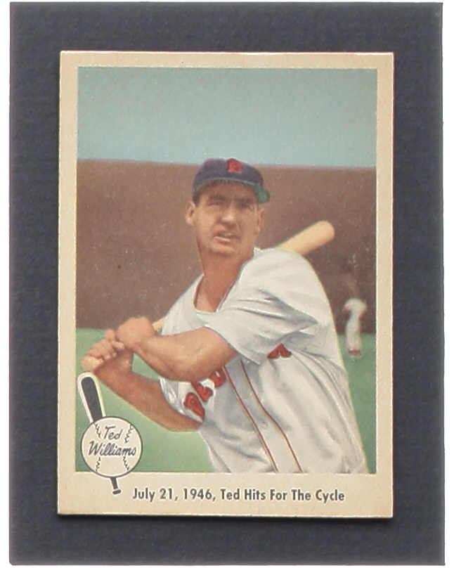 Ted Williams 1959 Fleer #29 / Ted Hits for Cycle at PristineAuction.com Ted Williams 1959 Fleer #29 / Ted Hits for Cycle at PristineAuction.com