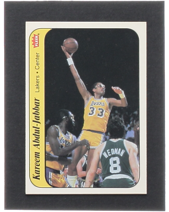 Kareem Abdul-Jabbar 1986-87 Fleer Stickers #1 at PristineAuction.com Kareem Abdul-Jabbar 1986-87 Fleer Stickers #1 at PristineAuction.com