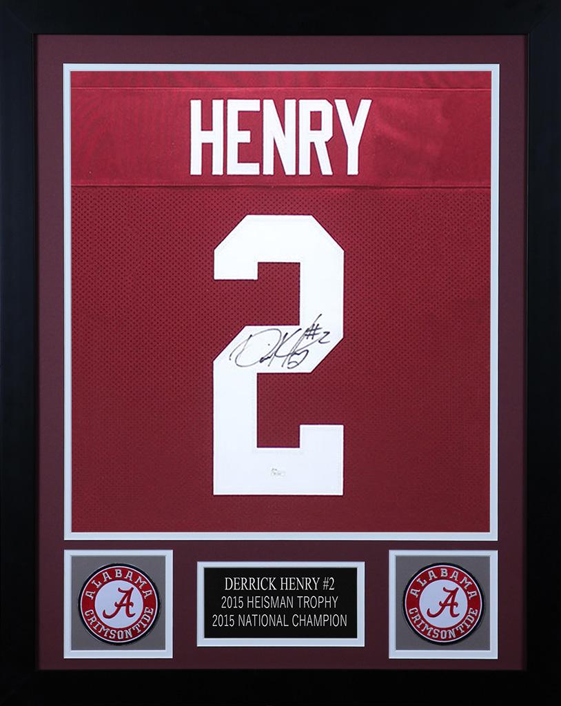Derrick Henry Signed Custom Framed Jersey Display (JSA) at PristineAuction.com Derrick Henry Signed Custom Framed Jersey Display (JSA) at PristineAuction.com