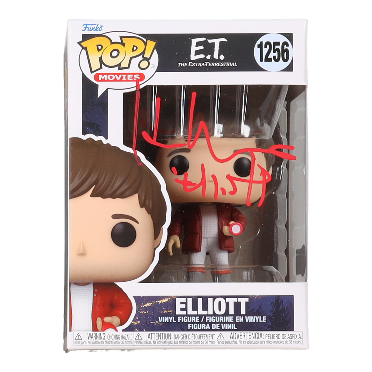Henry Thomas Signed "E.T. the Extra-Terrestrial" #1256 Elliott Funko Pop! Vinyl Figure Inscribed "Elliott" (Beckett) at PristineAuction.com Henry Thomas Signed "E.T. the Extra-Terrestrial" #1256 Elliott Funko Pop! Vinyl Figure Inscribed "Elliott" (Beckett) at PristineAuction.com