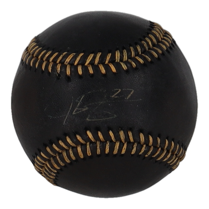 Justin Ruggiano Signed OML Black Leather Baseball (JSA) at PristineAuction.com Justin Ruggiano Signed OML Black Leather Baseball (JSA) at PristineAuction.com