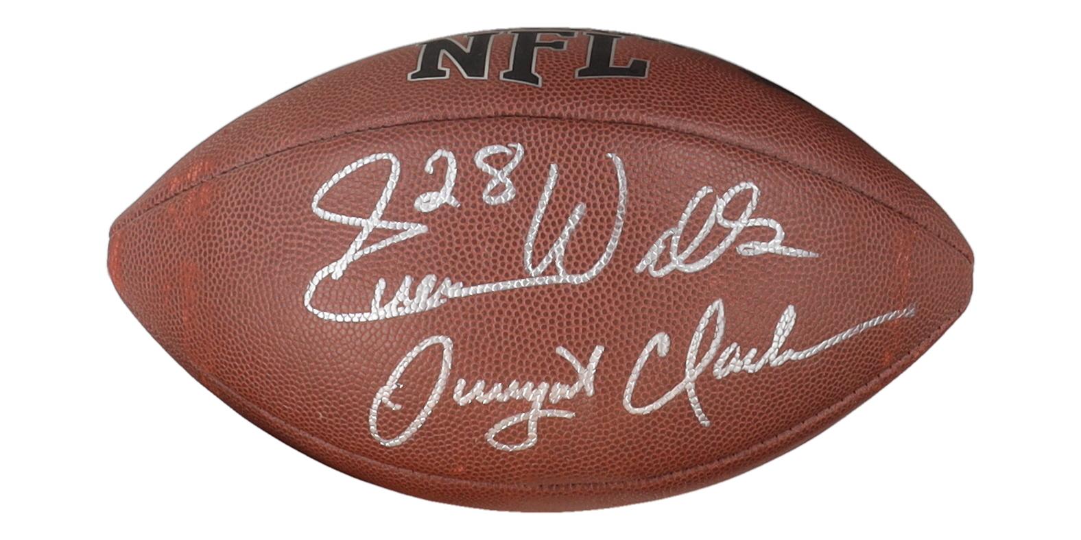 Dwight Clark & Everson Walls Signed NFL Football (PSA) at PristineAuction.com Dwight Clark & Everson Walls Signed NFL Football (PSA) at PristineAuction.com