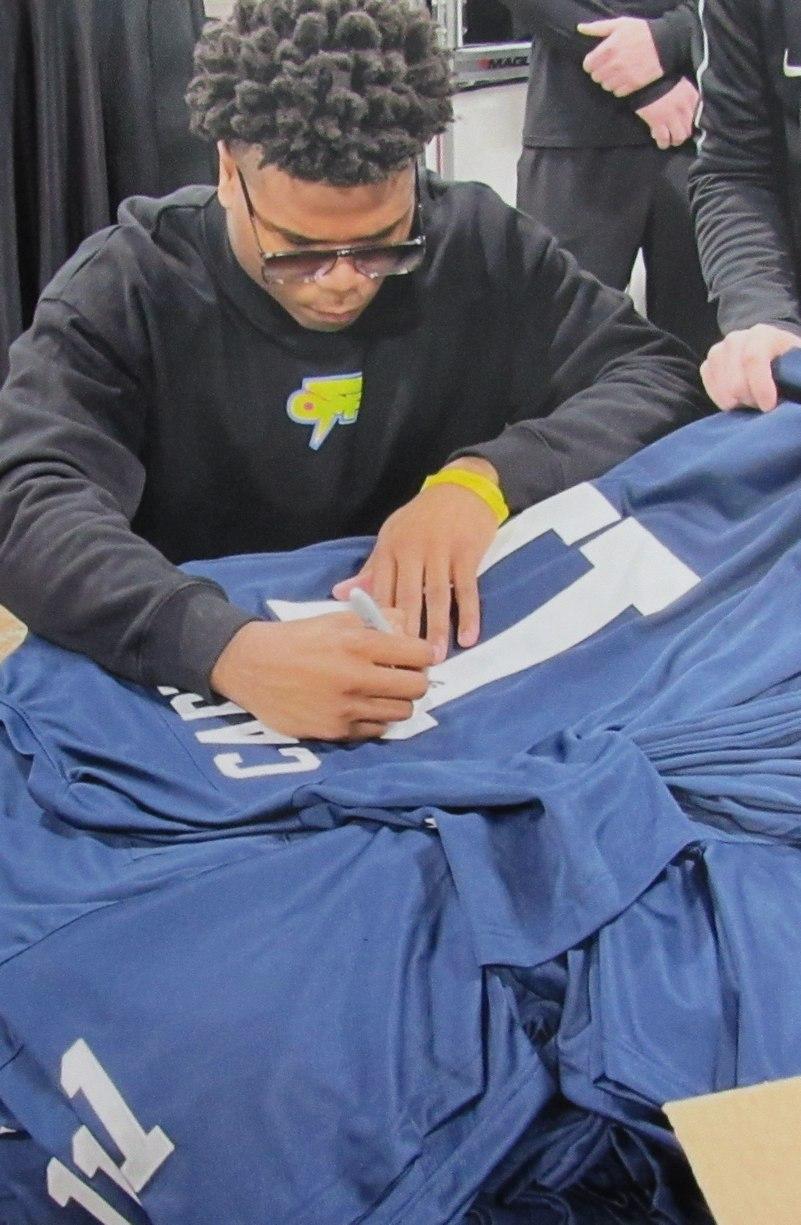 Abdul Carter Signed Jersey (PSA) at PristineAuction.com Abdul Carter Signed Jersey (PSA) at PristineAuction.com