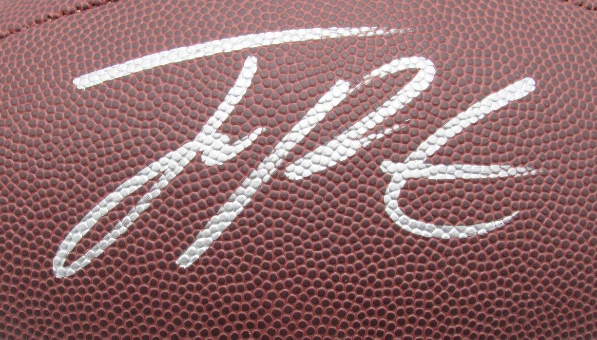 Joey Porter Jr. Signed "The Duke" NFL Football (PSA) at PristineAuction.com Joey Porter Jr. Signed "The Duke" NFL Football (PSA) at PristineAuction.com