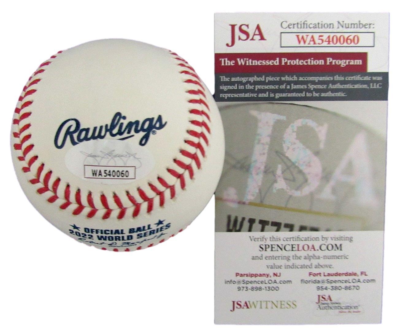 Rob Thomson Signed 2022 World Series Baseball (JSA) at PristineAuction.com Rob Thomson Signed 2022 World Series Baseball (JSA) at PristineAuction.com