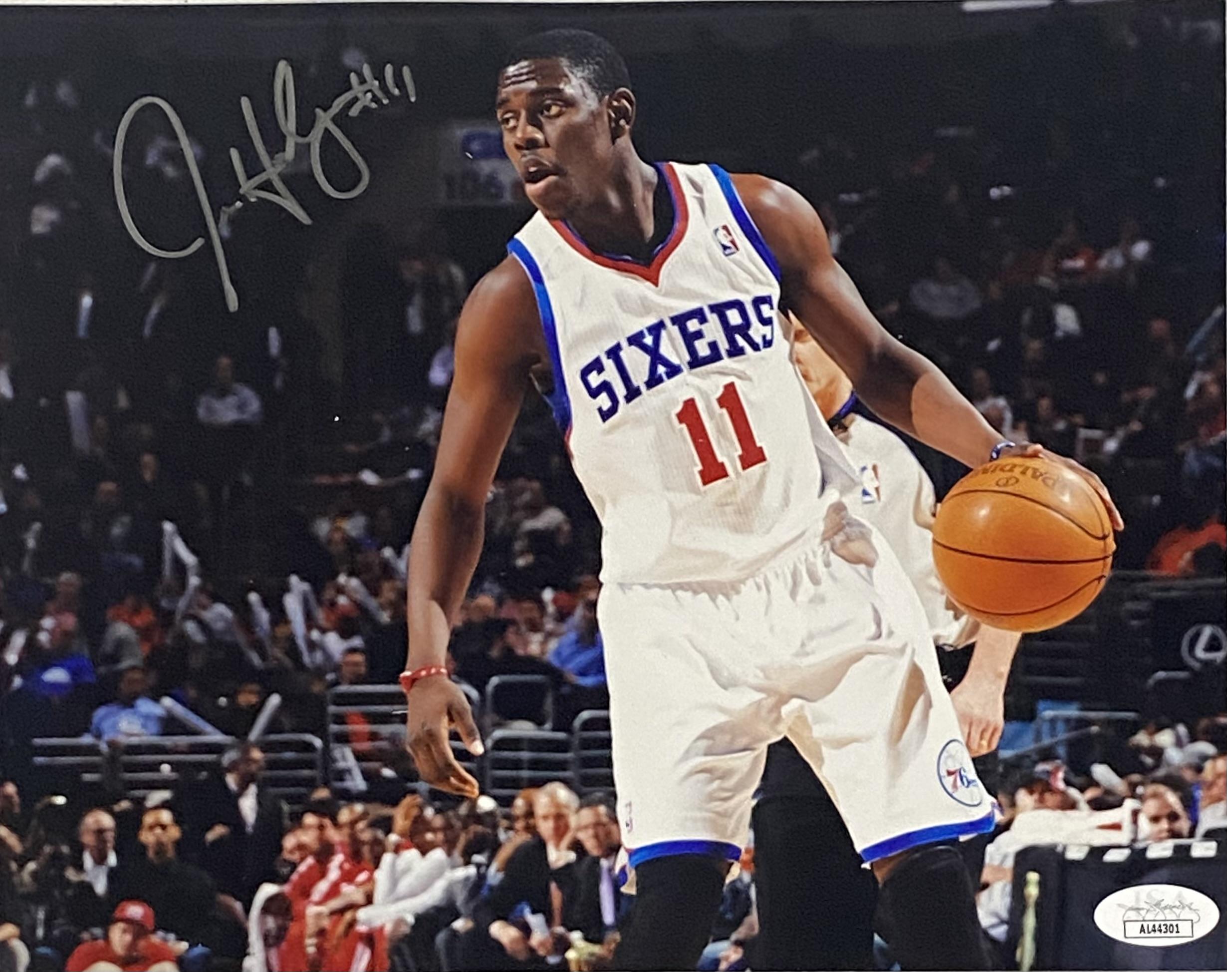 Jrue Holiday Signed 76ers 8x10 Photo (JSA) at PristineAuction.com Jrue Holiday Signed 76ers 8x10 Photo (JSA) at PristineAuction.com