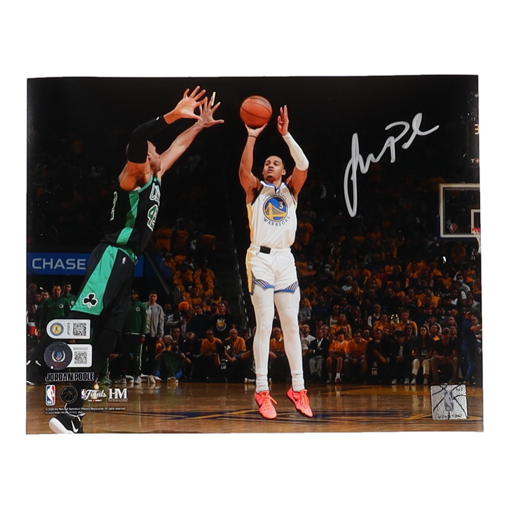 Jordan Poole Signed Warriors 8x10 Photo (Poole & Beckett) at PristineAuction.com Jordan Poole Signed Warriors 8x10 Photo (Poole & Beckett) at PristineAuction.com