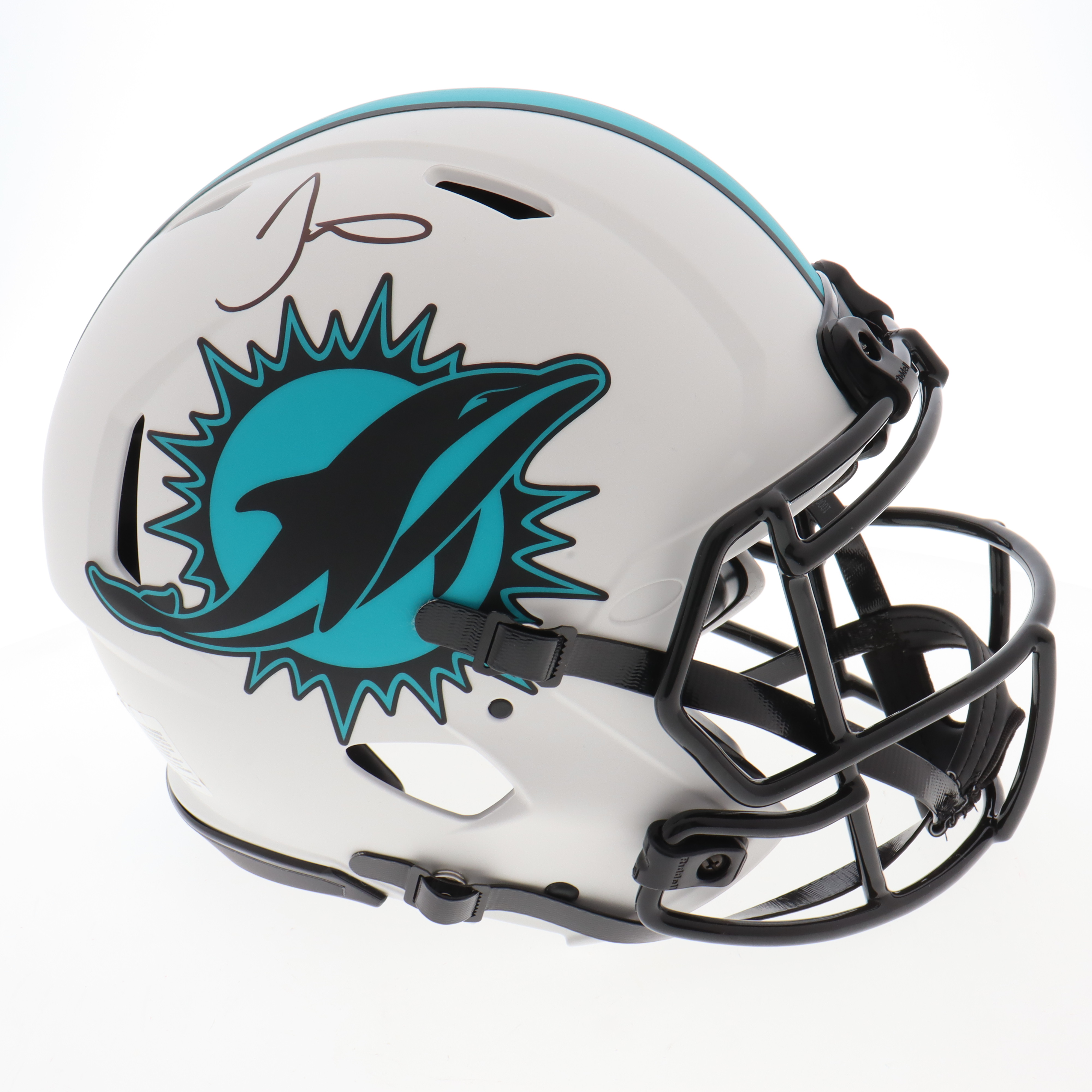 Tyreek Hill Signed Dolphins Full-Size Authentic On-Field Lunar Eclipse Alternate Speed Helmet (Beckett) at PristineAuction.com Tyreek Hill Signed Dolphins Full-Size Authentic On-Field Lunar Eclipse Alternate Speed Helmet (Beckett) at PristineAuction.com