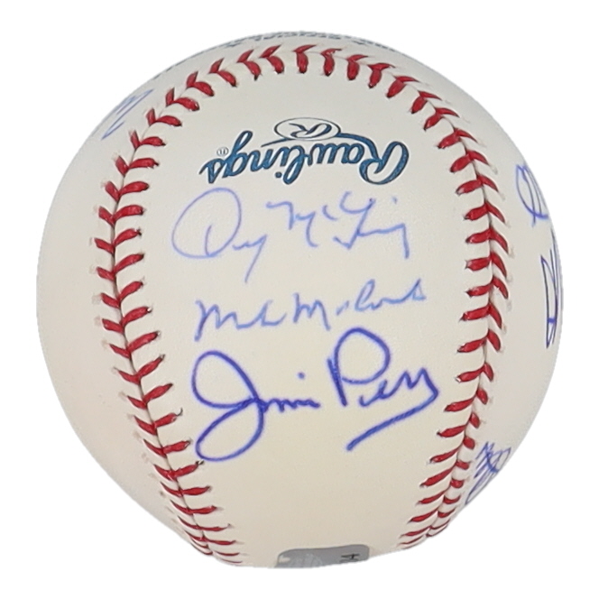 Cy Young Winners Signed OML Baseball with (11) Gaylord Perry, Mike McCormick, Jim Perry, Randy Jones, Jack McDowell (JPS&RSP) at PristineAuction.com Cy Young Winners Signed OML Baseball with (11) Gaylord Perry, Mike McCormick, Jim Perry, Randy Jones, Jack McDowell (JPS&RSP) at PristineAuction.com