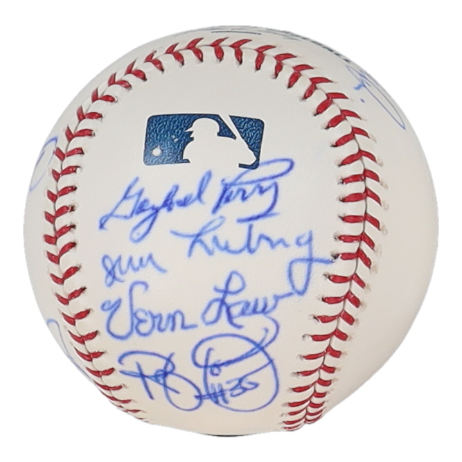 Cy Young Winners Signed OML Baseball with (11) Gaylord Perry, Mike McCormick, Jim Perry, Randy Jones, Jack McDowell (JPS&RSP) at PristineAuction.com Cy Young Winners Signed OML Baseball with (11) Gaylord Perry, Mike McCormick, Jim Perry, Randy Jones, Jack McDowell (JPS&RSP) at PristineAuction.com