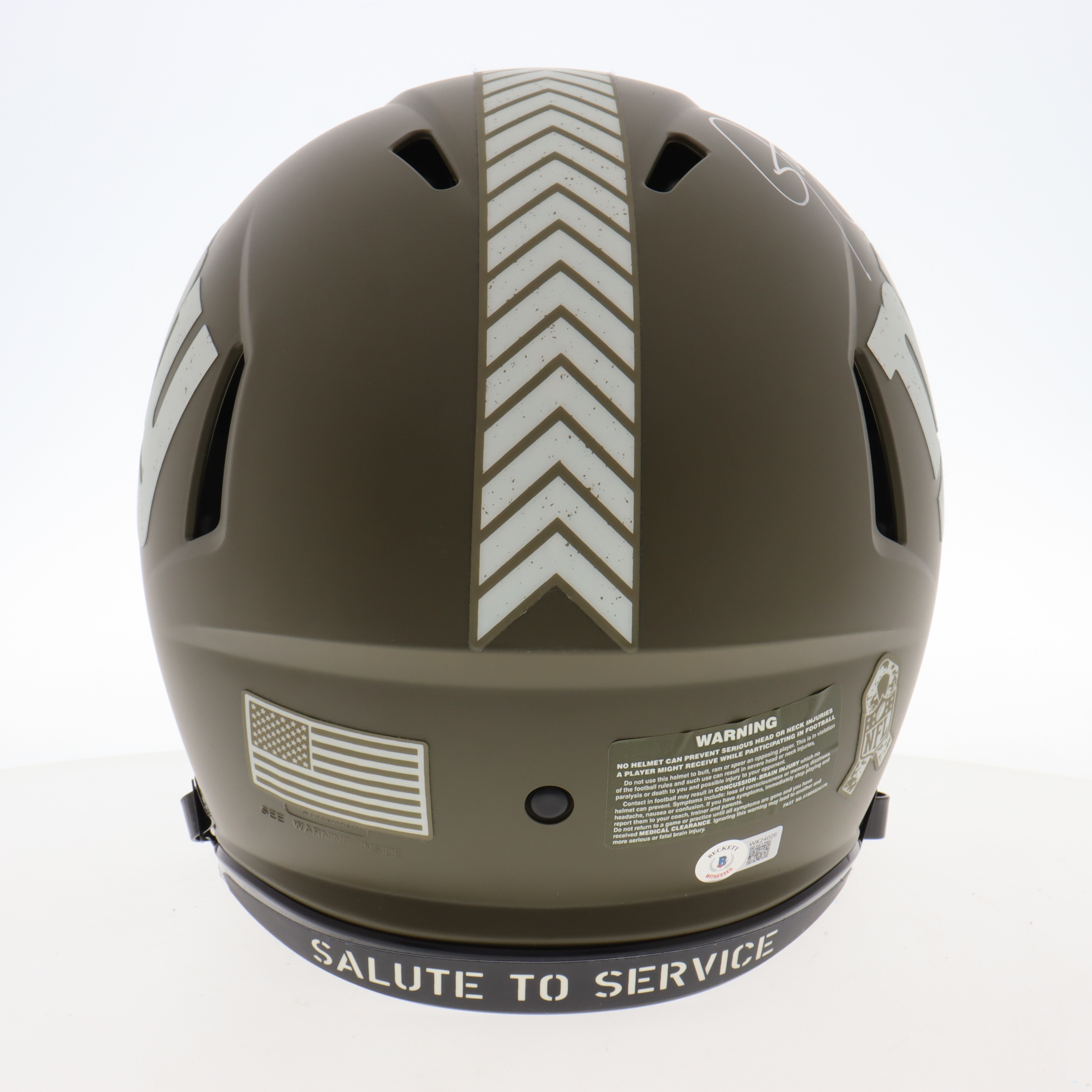 Lawrence Taylor Signed Giants Full-Size Authentic Salute to Service Alternate Speed Helmet (Beckett) at PristineAuction.com Lawrence Taylor Signed Giants Full-Size Authentic Salute to Service Alternate Speed Helmet (Beckett) at PristineAuction.com