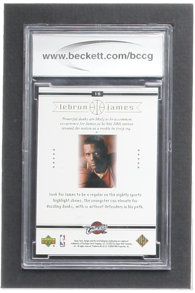 upper deck lebron james 2003