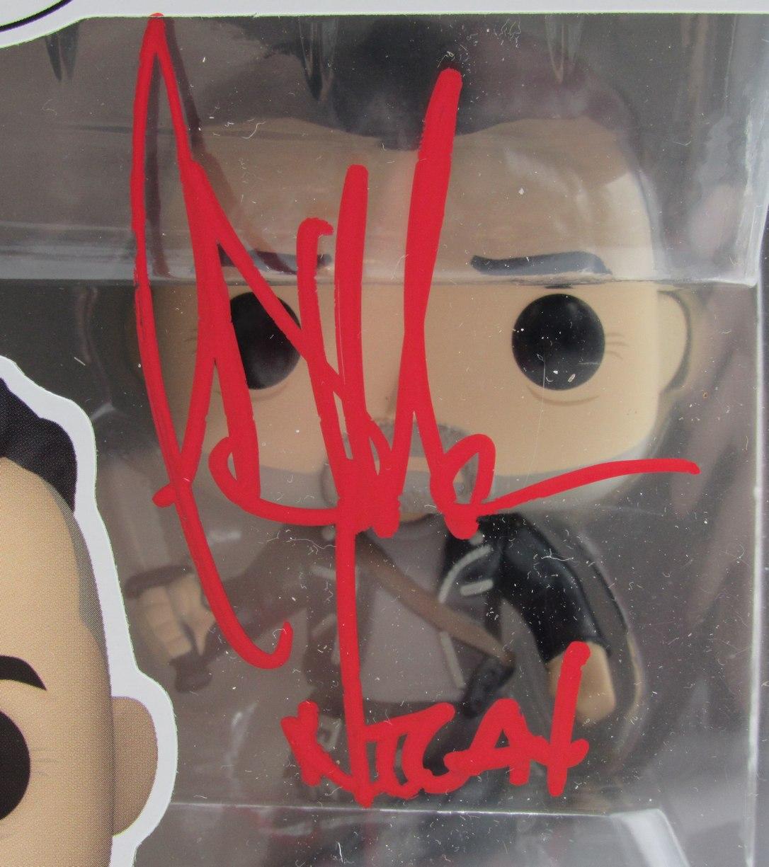 Jeffrey Dean Morgan Signed "The Walking Dead" #1158 Negan Funko Pop! Vinyl Figure Inscribed "Negan" (JSA) at PristineAuction.com Jeffrey Dean Morgan Signed "The Walking Dead" #1158 Negan Funko Pop! Vinyl Figure Inscribed "Negan" (JSA) at PristineAuction.com
