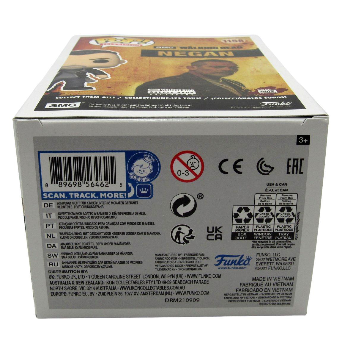 Jeffrey Dean Morgan Signed "The Walking Dead" #1158 Negan Funko Pop! Vinyl Figure Inscribed "Negan" (JSA) at PristineAuction.com Jeffrey Dean Morgan Signed "The Walking Dead" #1158 Negan Funko Pop! Vinyl Figure Inscribed "Negan" (JSA) at PristineAuction.com