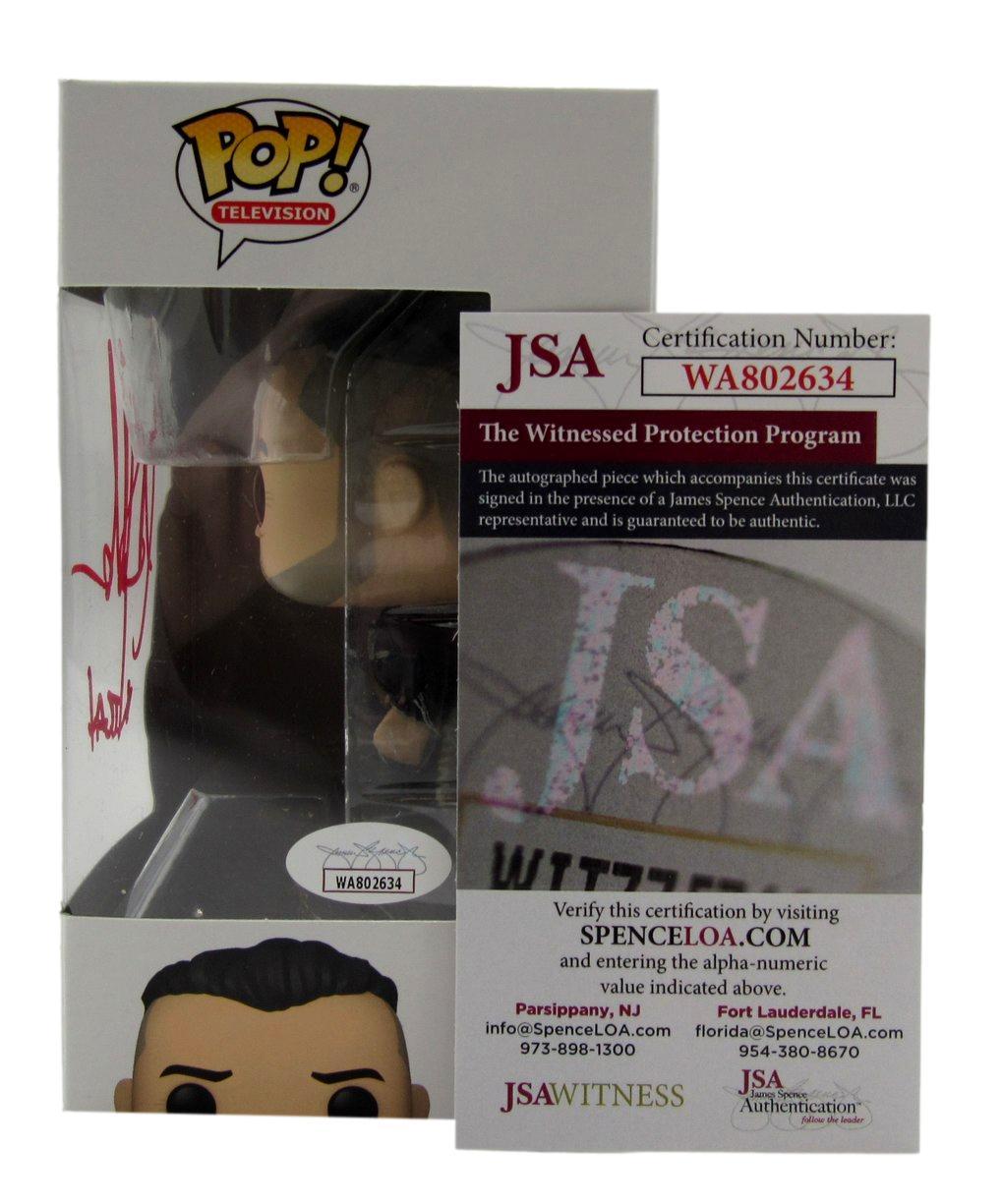 Jeffrey Dean Morgan Signed "The Walking Dead" #1158 Negan Funko Pop! Vinyl Figure Inscribed "Negan" (JSA) at PristineAuction.com Jeffrey Dean Morgan Signed "The Walking Dead" #1158 Negan Funko Pop! Vinyl Figure Inscribed "Negan" (JSA) at PristineAuction.com