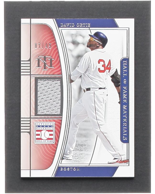 David Ortiz 2022 Panini National Treasures Hall of Fame Materials #9 #07/49 at PristineAuction.com David Ortiz 2022 Panini National Treasures Hall of Fame Materials #9 #07/49 at PristineAuction.com