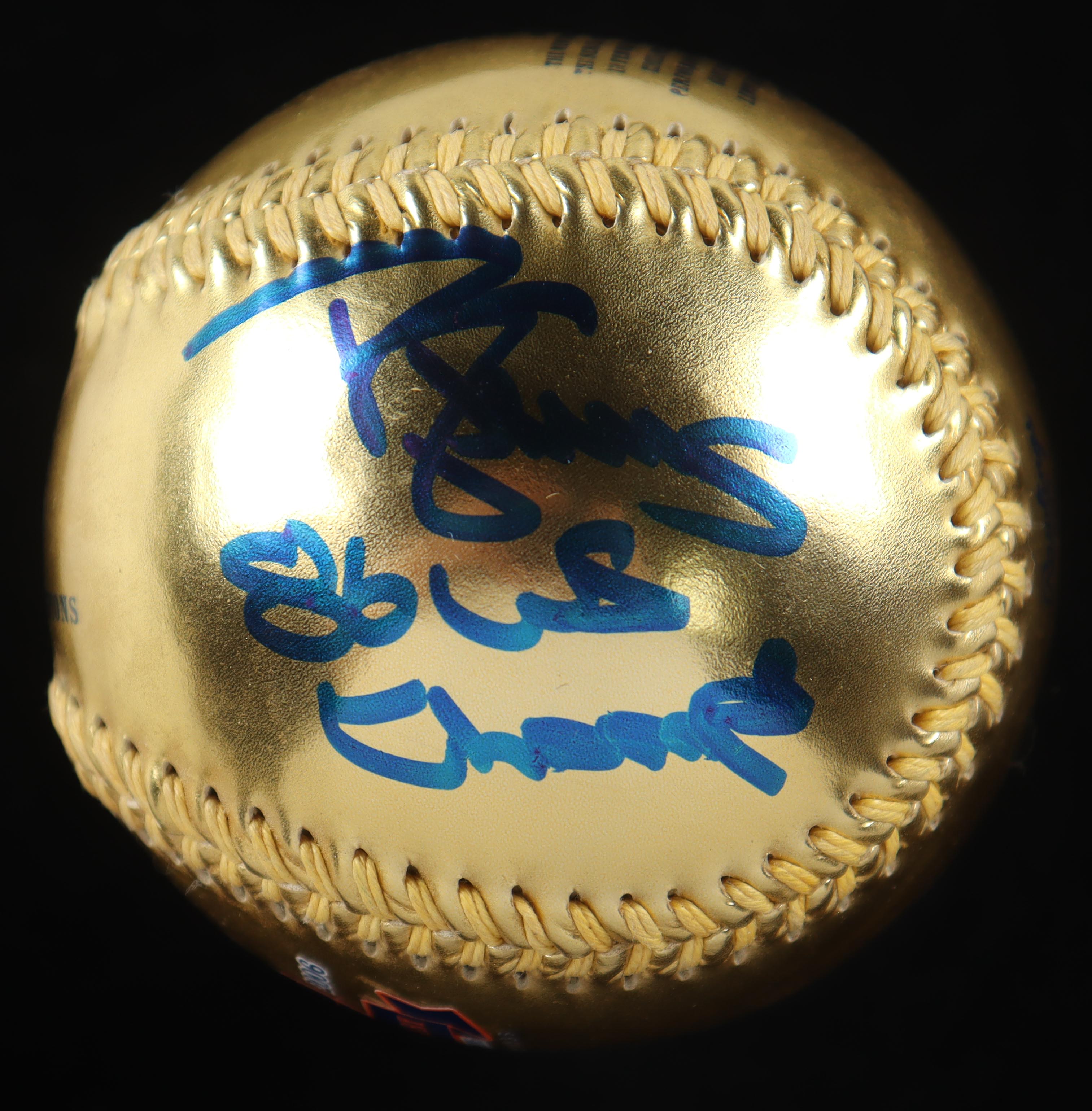 Darryl Strawberry Signed Mets 20th Anniversary Commemorative Gold Baseball Inscribed "86 WS Champs" (PSA) at PristineAuction.com Darryl Strawberry Signed Mets 20th Anniversary Commemorative Gold Baseball Inscribed "86 WS Champs" (PSA) at PristineAuction.com