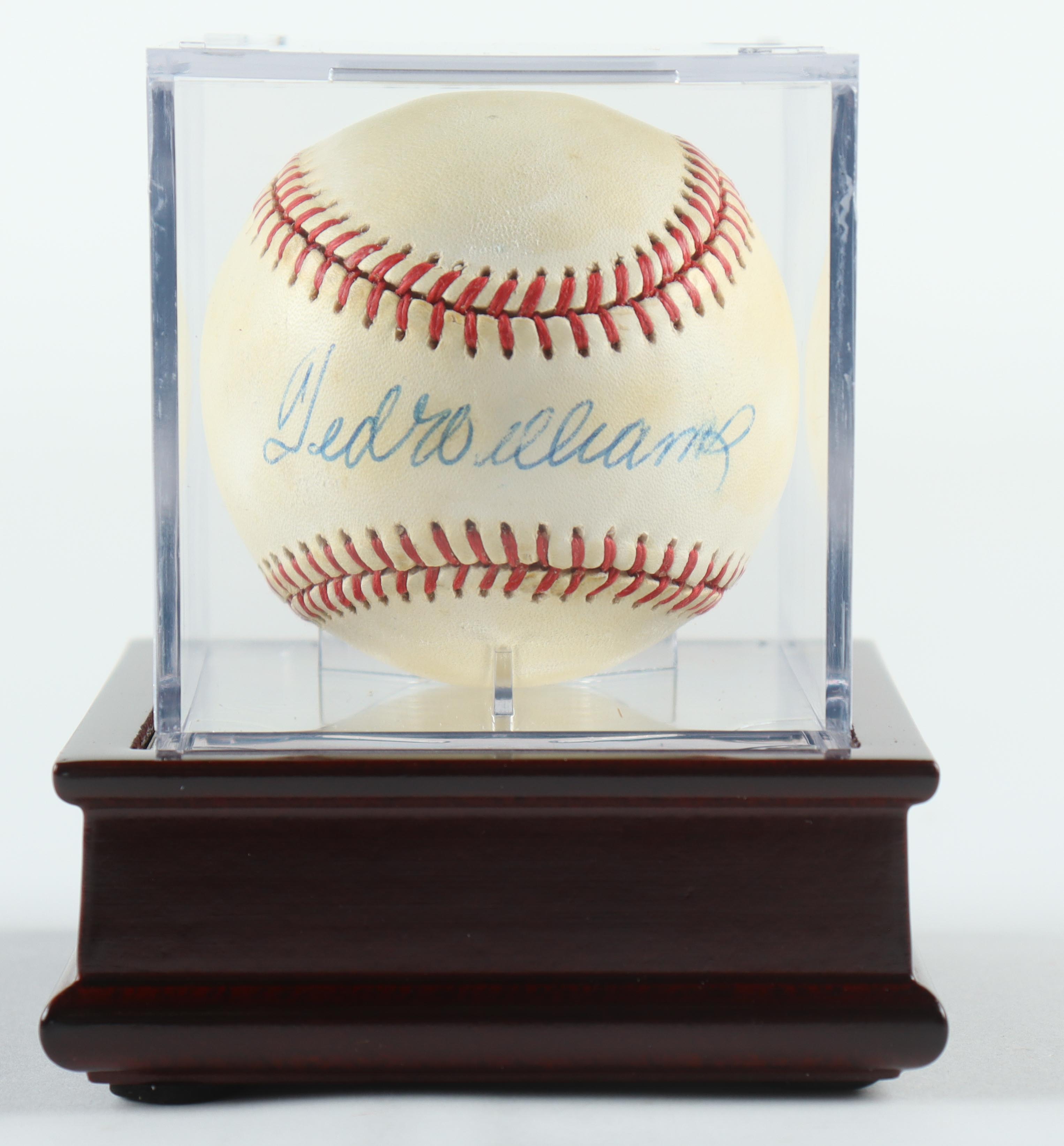 Ted Williams Signed OAL Baseball (PSA) at PristineAuction.com Ted Williams Signed OAL Baseball (PSA) at PristineAuction.com